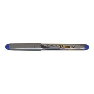 Penna Stilografica V Pen Silver Pilot Blu - 007571