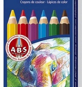 Matite Colorate Noris Super Jumbo Staedtler 6 Colori - 129NC6