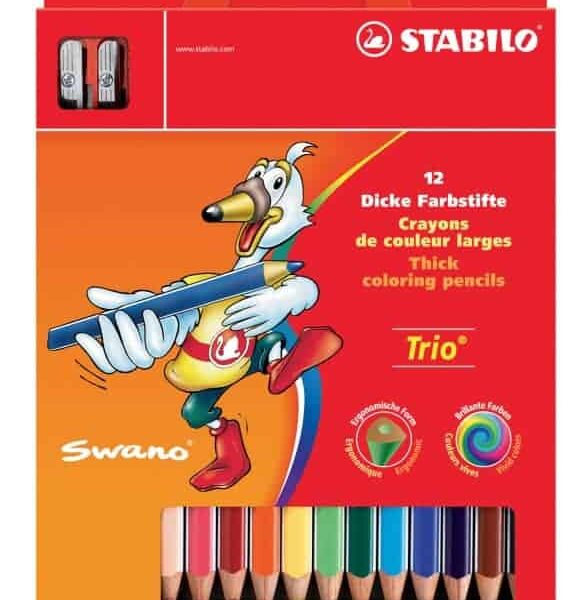 Matite Trio Stabilo 12 Colori  - 203/2-12