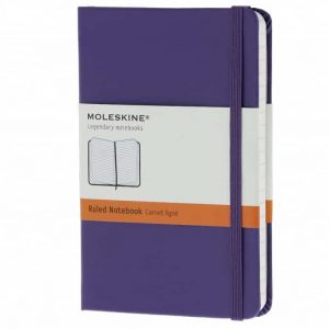 Taccuino Moleskine a Righe Piccolo Rigido Viola  - 52918