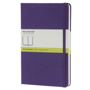 Taccuino Moleskine Pagine Bianche Piccolo Rigido Viola - 52920