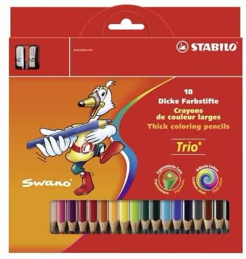 Matite Trio Stabilo 18 Colori - 203/2-18