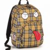 Zaino Scuola Americano Invicta Ollie Face Fantasy Giallo - 206001567GR
