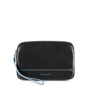 Pochette Piquadro da polso maschile pelle Blue Square nero  - AC3944B2/N