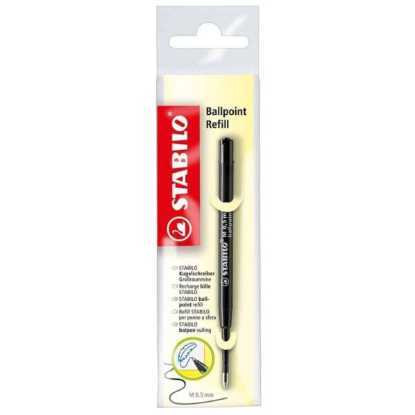Stabilo BallPoint refill penna sfera nero  - 2/046-02