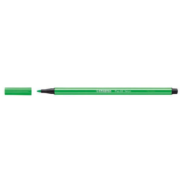 Pennarello Stabilo PEN68 verde fluorescente - 68/033