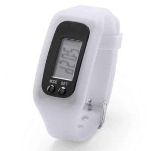 Orologio Contapassi in silicone bianco