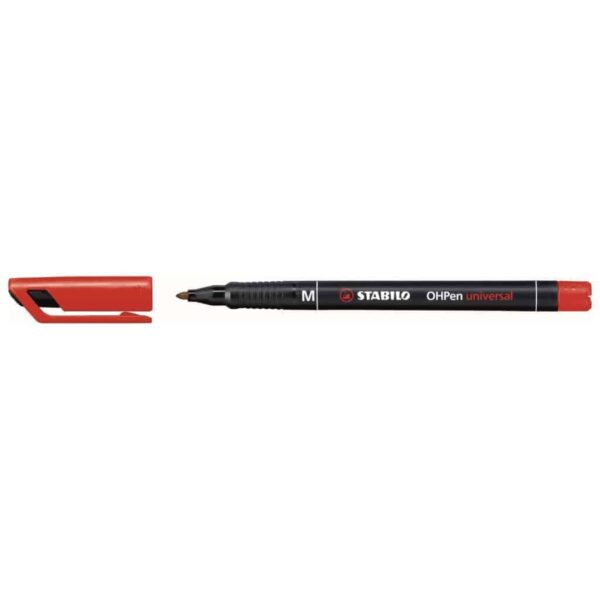 Pennarello Stabilo OHP M Rosso