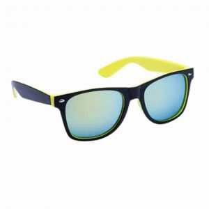 Occhiali da Sole protezione UV400 con lenti a specchio giallo