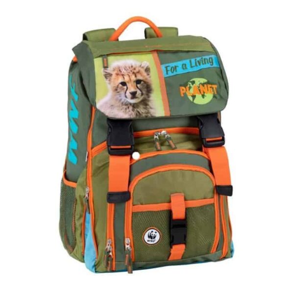 Zaino WWF adventure boy verde estensibile con gadjet omaggio