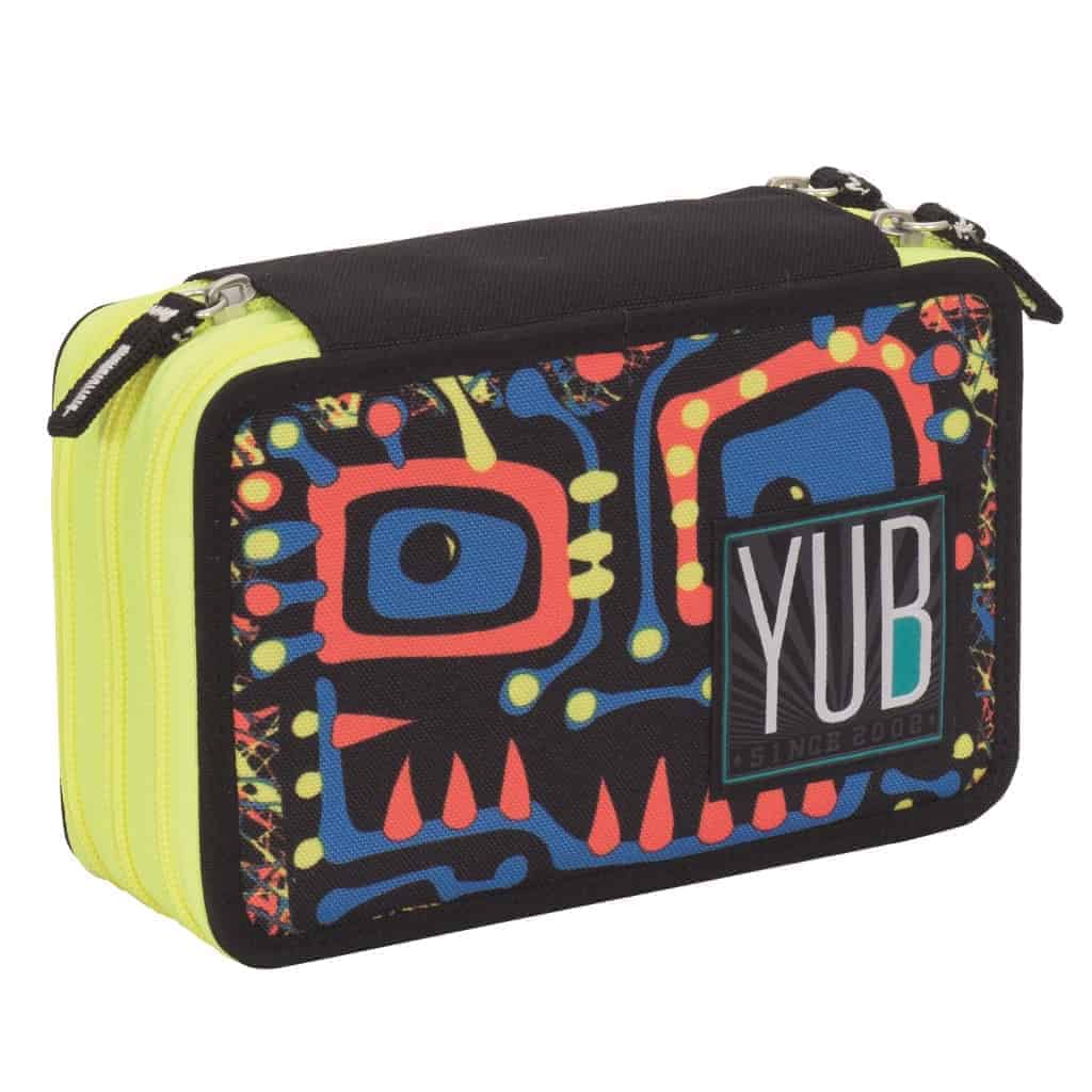 Astuccio Yub Seven ZIP svalvolati boy nero giallo