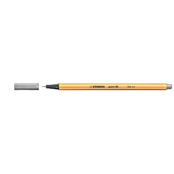 Stabilo pennarello punta fine Point 88 grigio chiaro