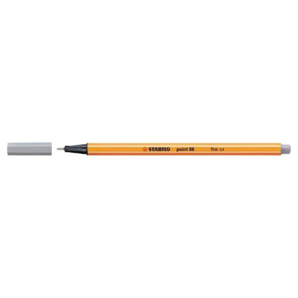 Stabilo pennarello punta fine Point 88 grigio medio