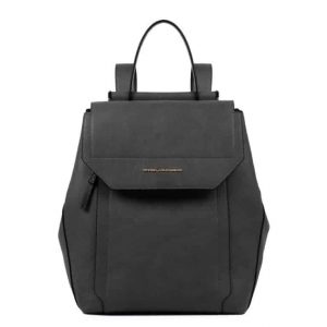 Zainetto Piquadro espandibile porta iPad in pelle Circle nero
