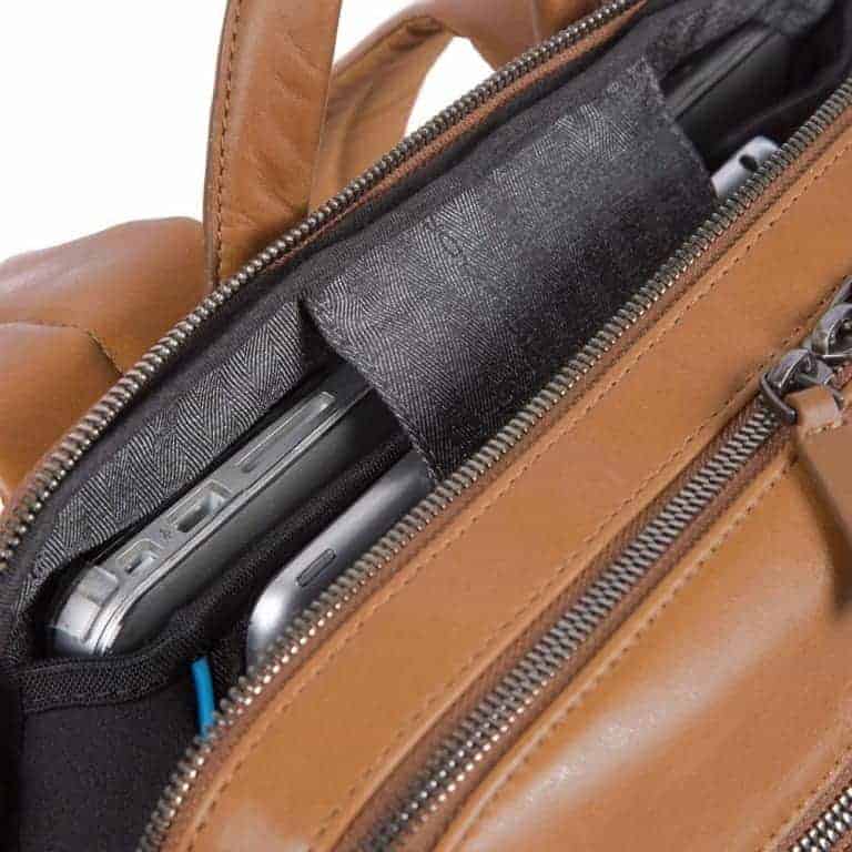 Zaino Piquadro porta pc e iPad 10,5 in pelle Cube blu