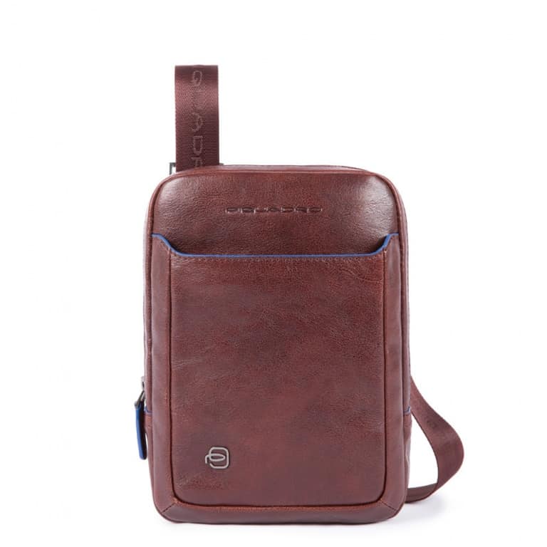 Borsello Piquadro uomo porta iPad mini pelle Blue Square Special