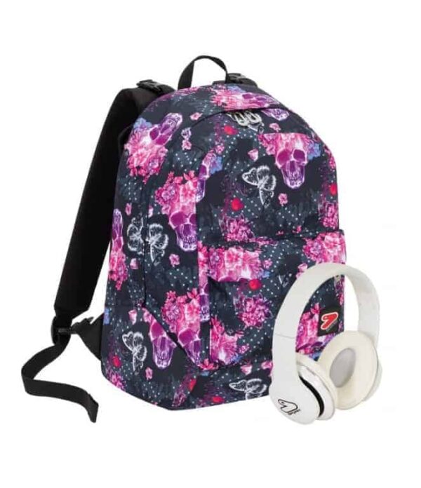 Zaino Seven The Double Reversibile Queen Crown Fucsia Purple