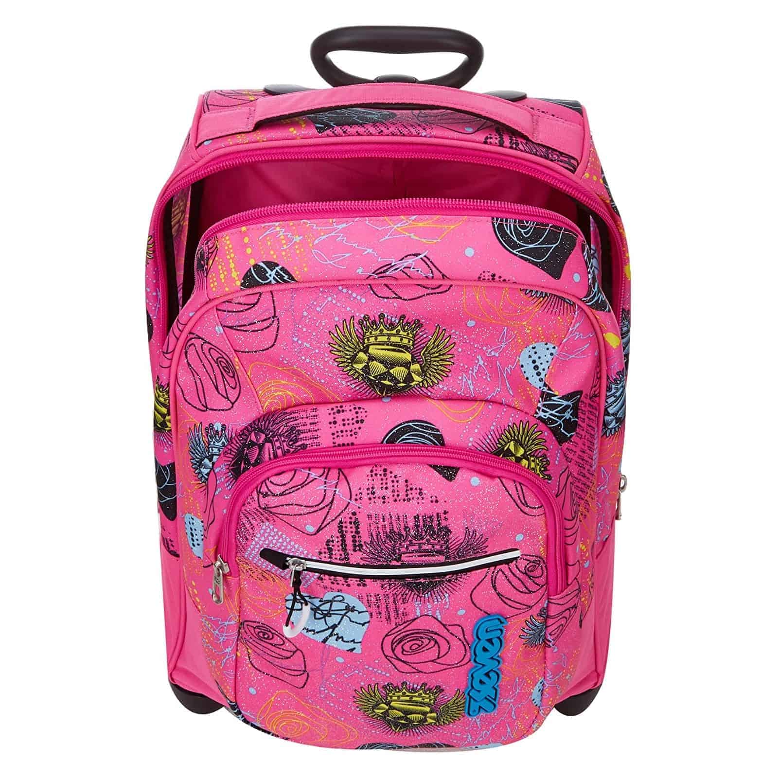 Trolley SEVEN Fit Shiny Girl 35 Lt 2in1 Zaino con spallacci a