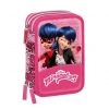 Astuccio MIRACULOUS LadyBug 3 zip girl Rosa