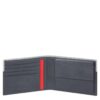 Portafoglio Piquadro uomo con portamonete in pelle Urban grigio/nero