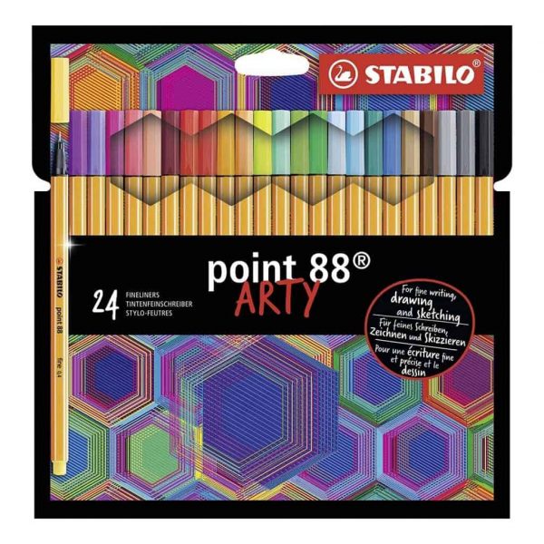 Stabilo pennarello punta fine Point 88 ARTY Confezione 24 Colori diversi