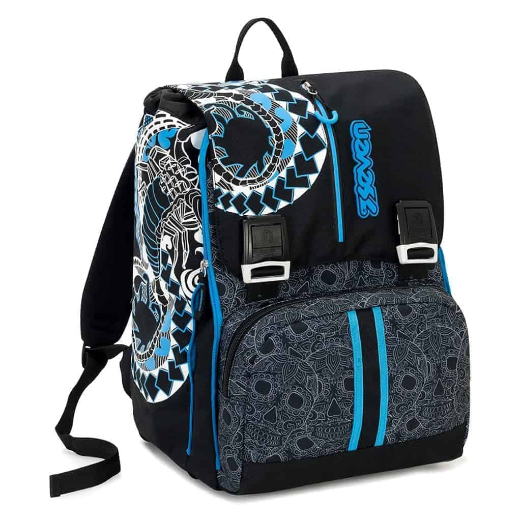 Zaino Estensibile Big Seven Colorsnake 28 Lt Nero