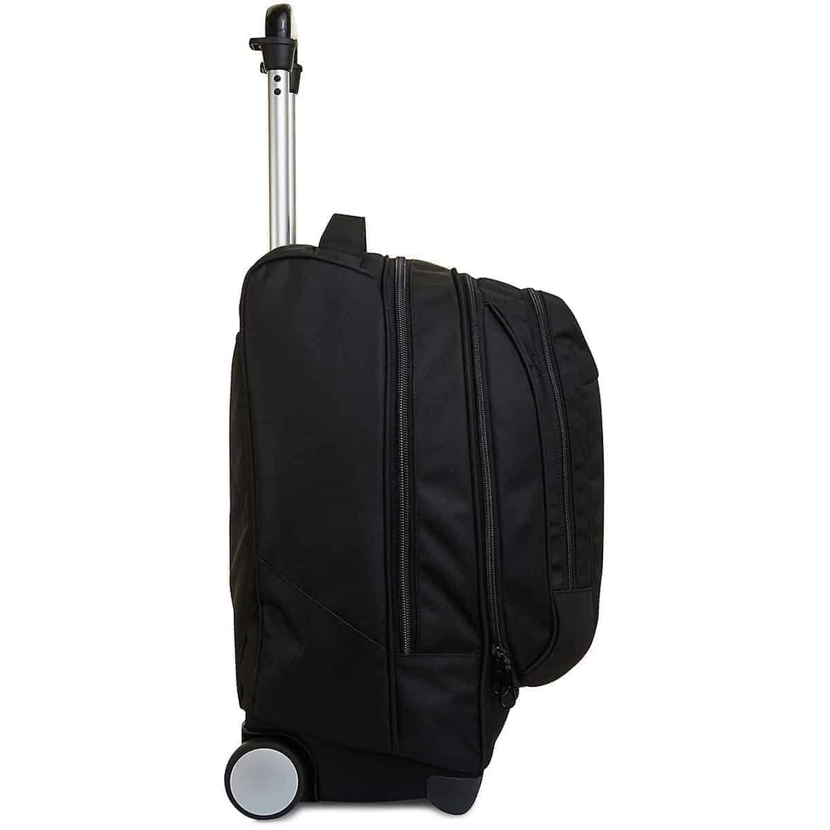 Zaino Trolley Invicta Benin Fantasy 38L Nero | 2 In 1 Scuola E Viaggio | Porta Laptop 14'' - Foto 2
