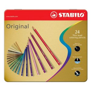 Matite Original Stabilo 24 Colori Confezione Metallo