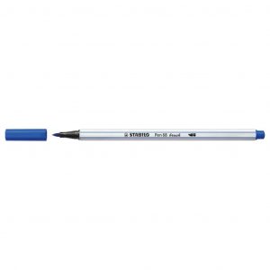 Pennarello Stabilo PEN68 Brush Blu Oltremare