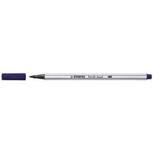 Pennarello Stabilo PEN68 Brush Blu di Prussia