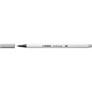 Pennarello Stabilo PEN68 Brush Grigio Freddo Medio