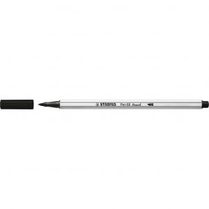 Pennarello Stabilo PEN68 Brush Nero