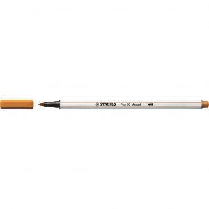 Pennarello Stabilo PEN68 Brush Ocra Scuro