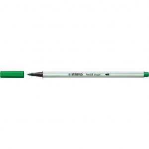 Pennarello Stabilo PEN68 Brush Verde Smeraldo