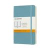 Taccuino Moleskine Copertina Morbida 9x14 Righe Turchese