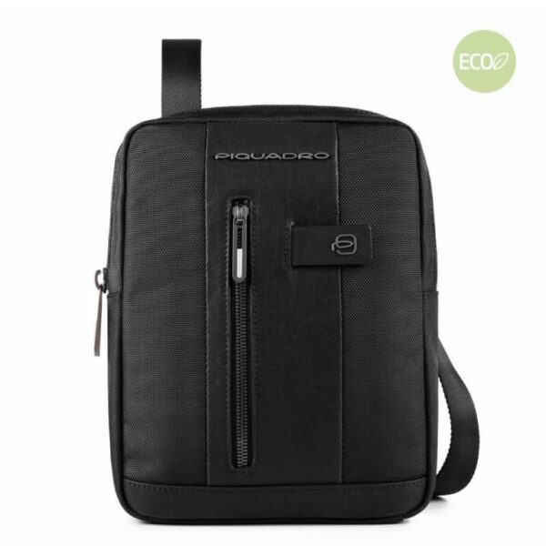 Borsello porta Tablet in tessuto riciclato Brief 2 nero