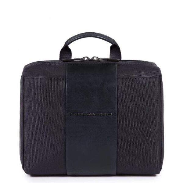 Beauty Case Piquadro con gancio in tessuto Brief 2 blu