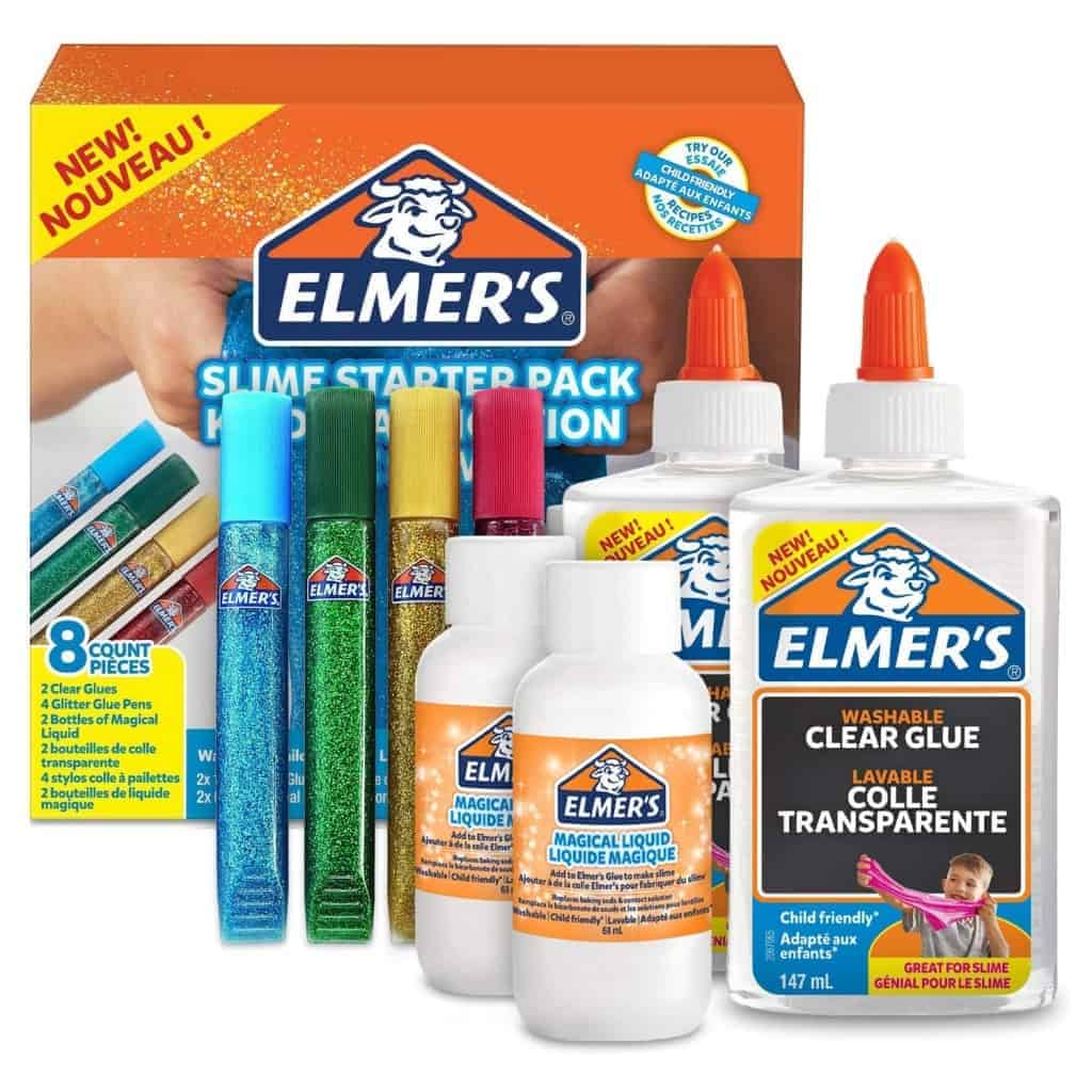 Elmer's Kit di Base con Colla Trasparente Colla Glitterata e Liquido Magico  Attivatore di Slime a 19.90