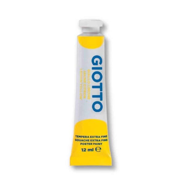 Giotto Tempera Extra 12ml Giallo Limone