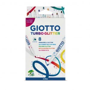 Giotto Turbo Glitter 8 pennarelli