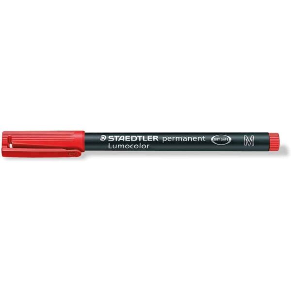 Pennarello Lumocolor permanent Staedtler MEDIO ROSSO