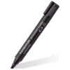 Staedtler Marcatore permanente punta scalpello nero