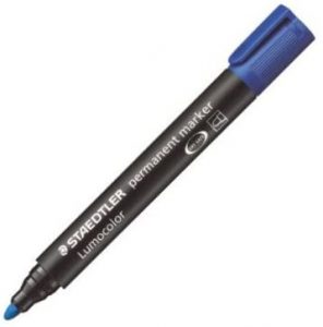 Staedtler Marcatore permanente punta tonda blu