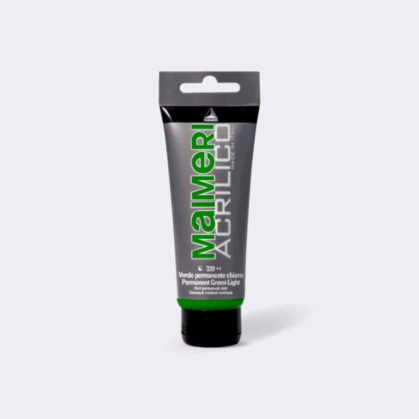 Maimeri Acrilico Verde Permanente Chiaro 75ml
