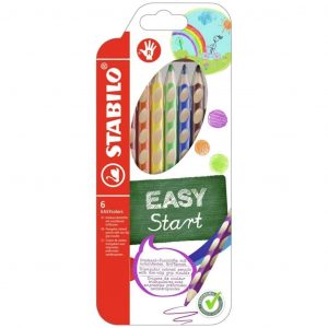 Matite Easy Color Stabilo 6 Colori per Destrimani