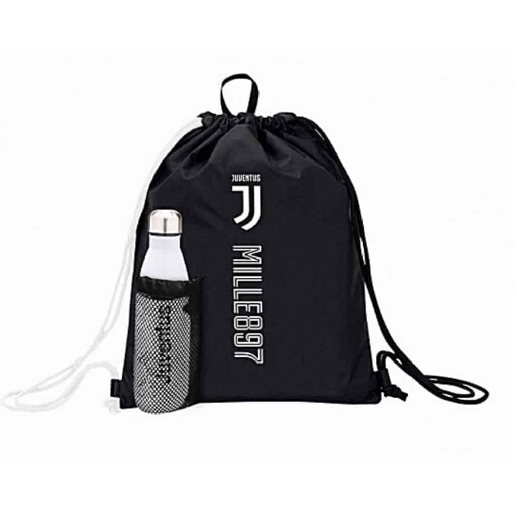 Juventus Free Time Set Mille897 Sacca Sport + Borraccia Termica