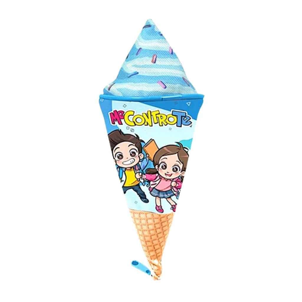 ME CONTRO TE Astuccio Cono Gelato Glamour Blu