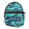 Seven Mini Zaino Portachiavi con Moschettone e Accessori Assortiti Floral Verde