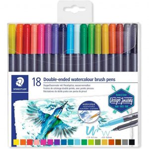 Pennarelli doppia punta Staedtler Marsgraphic duo 18 colori