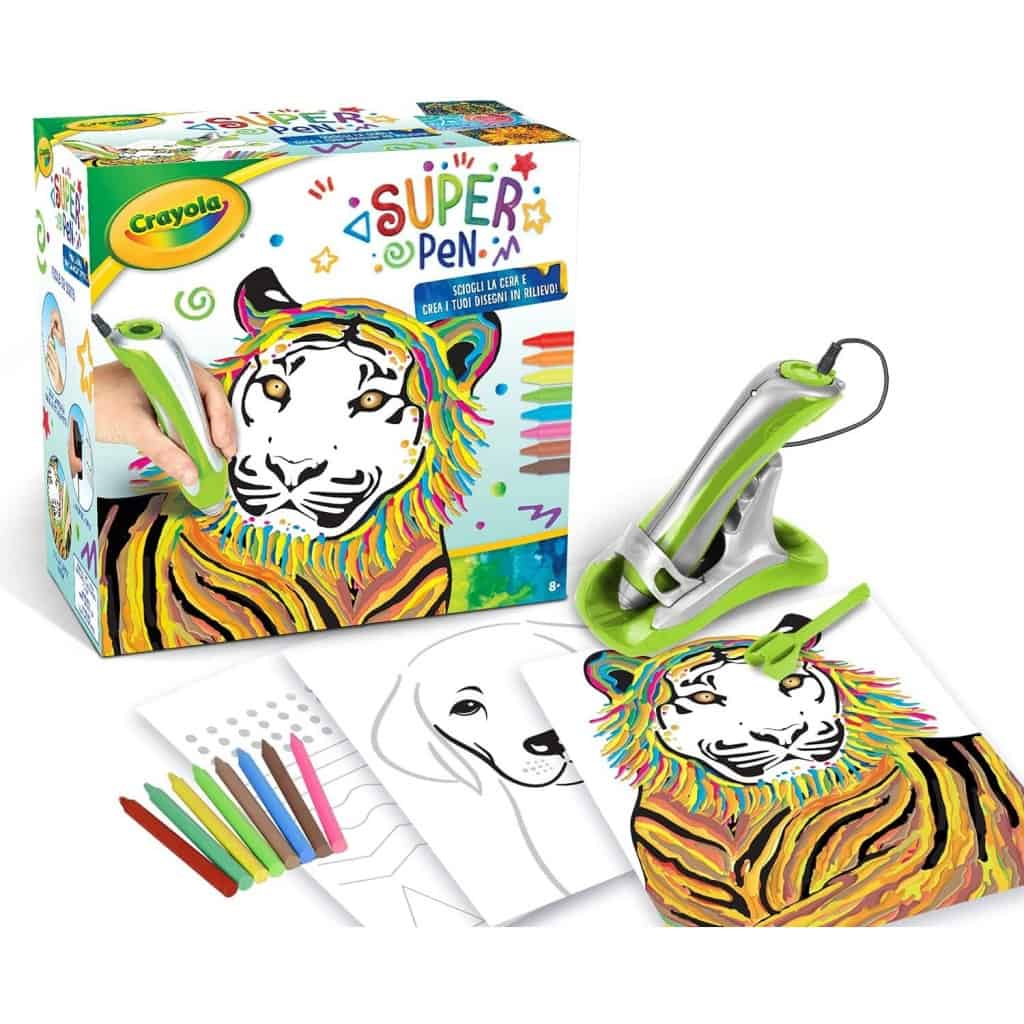Crayola Super Pen Tigre - Sciogli i Pastelli a Cera e Disegni in Rilievo a  36.50